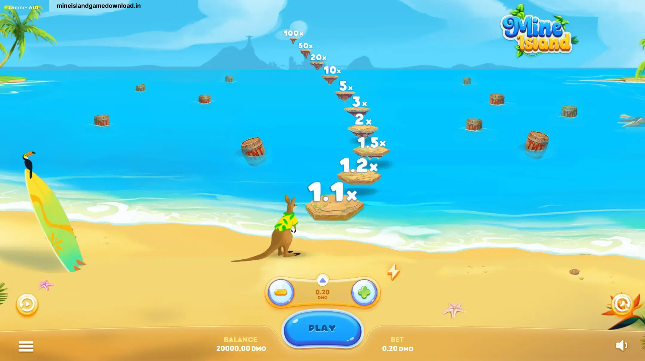 Mine Island Game